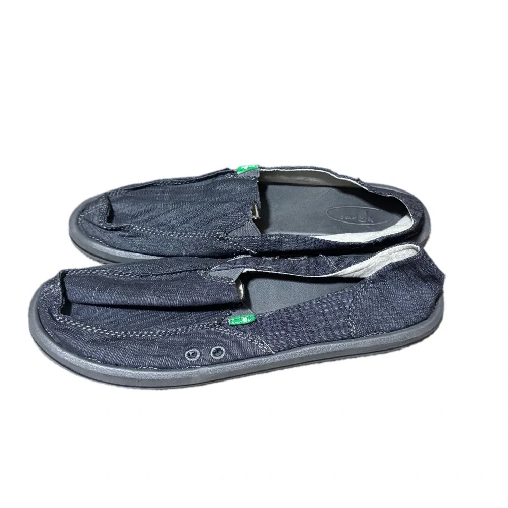 Sanuk slip sidewalk
